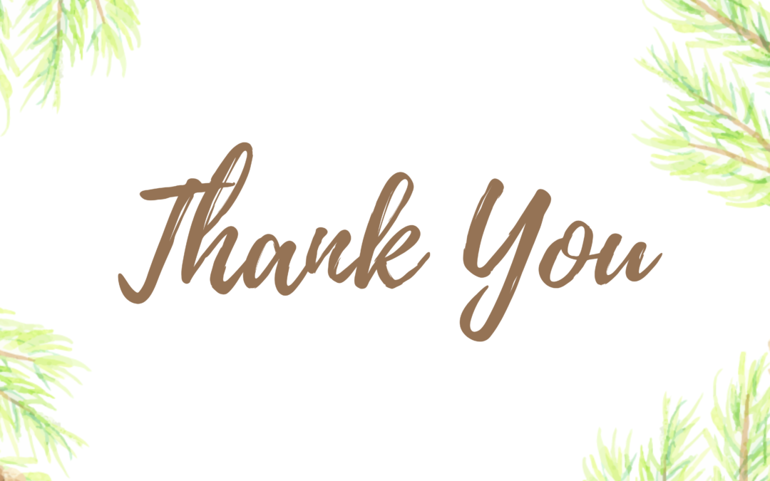 Gratitude For Our Work Together This Year