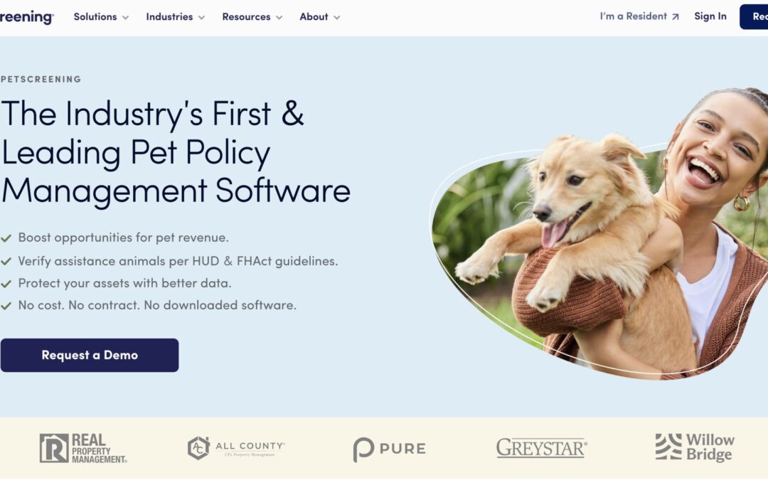 PetScreening.com: A Tool for Landlords, or a Liability Risk?